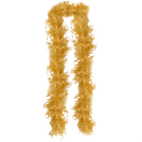 Gold Feather Boa 72in Party City