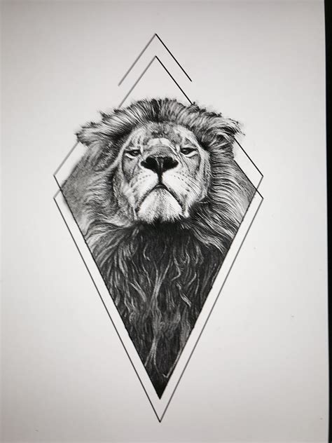 44 Lion Tattoo Can Inspire You To Draw New Tattoo Geometric Lion