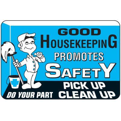 Good Housekeeping Floor Label Emedco