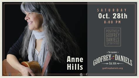 Anne Hills A Contemporary Folk Music Legend Godfrey Daniels Center