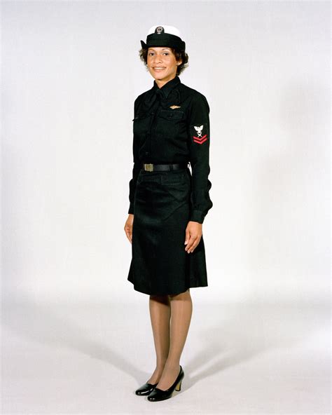 Navy Uniforms Womens Winter Blue E 1 Through E 6 1984 Uniform