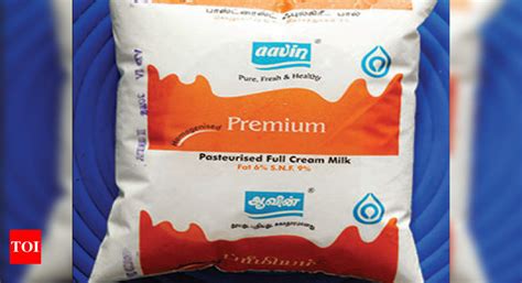 Tamil Nadu Aavin Milk Price Up By Rs 6 Litre Chennai News Times Of