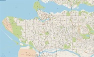 Vancouver Greater Downtown Map| Digital|Creative Force
