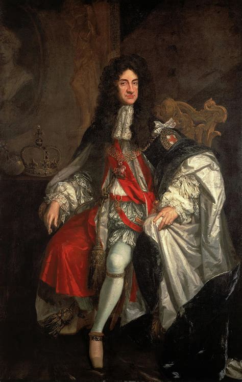 King Charles Ii Painting By Godfrey Kneller Fine Art America