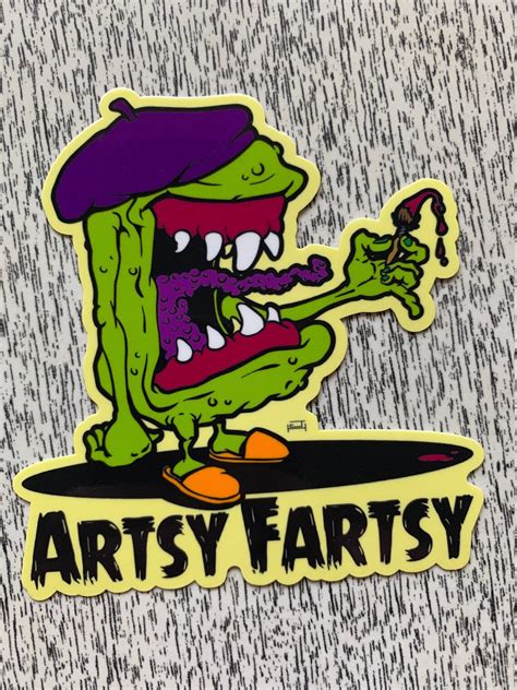 Artsy Fartsy 4 Sticker Etsy