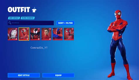 Fortnite All Spiderman Outfits Ranked