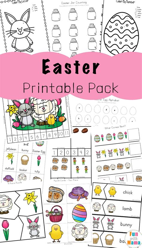 Easter Activities For Toddlers And Preschool Printables Fun With Mama