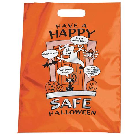 Have A Happy Safe Halloween Reflective Trick Or Treat Bag Mhb 2