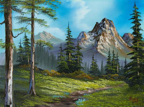 Wilderness Trail Painting By Chris Steele