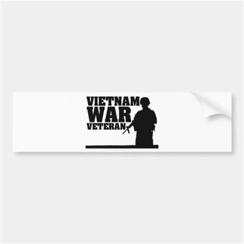 Vietnam War Veteran Bumper Sticker Zazzle