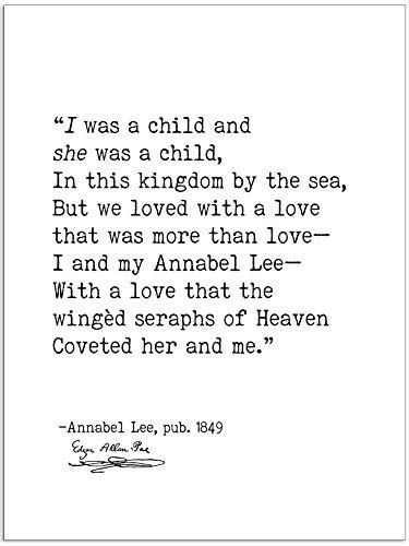 Edgar Allan Poe Annabel Lee