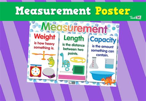 Measurement Poster Teacher Resources And Classroom Games Teach This