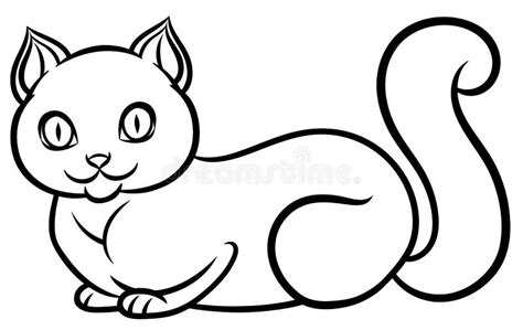 Cat Laying Down Coloring Pages Coloring Pages