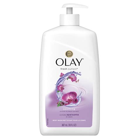 Olay Fresh Outlast Soothing Orchid And Black Currant Body Wash 30 Oz