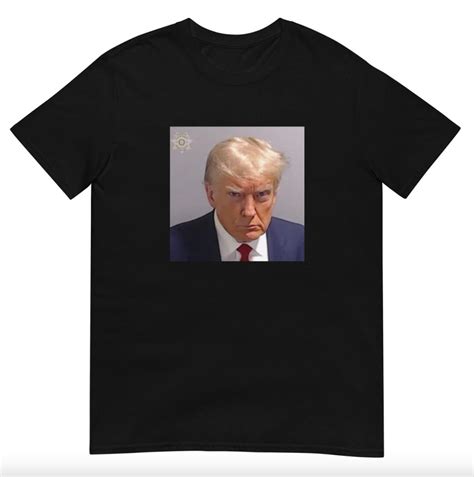 Trumps Mug Shot Merch Includes Campy T Shirts Mugs And Buttons