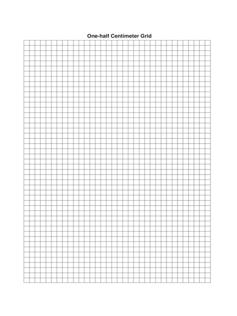 4 Free Printable 1 Cm Centimeter Graph Paper 1 Cm Grid Paper 5