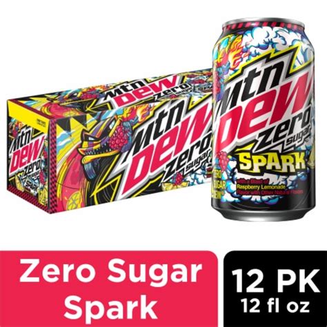 Mountain Dew Spark Raspberry Lemonade Soda Cans Cans Fl Oz
