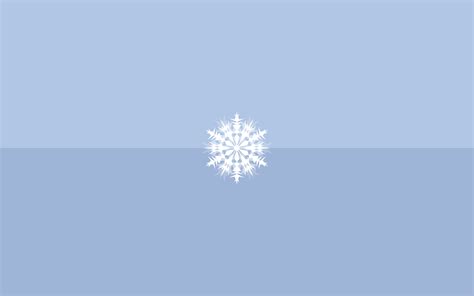 Winter Theme Snowflake Desktop Wallpaper Simple Cute Laptop