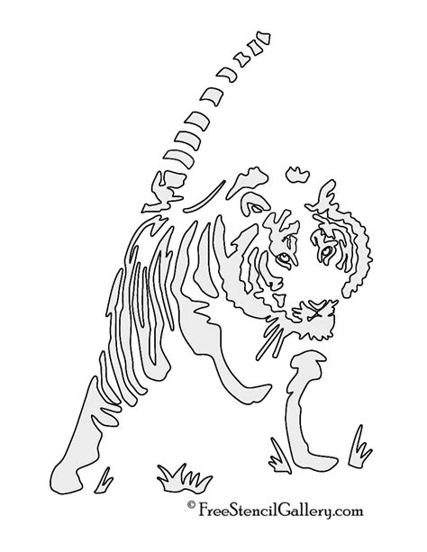 Tiger Stencil Printable