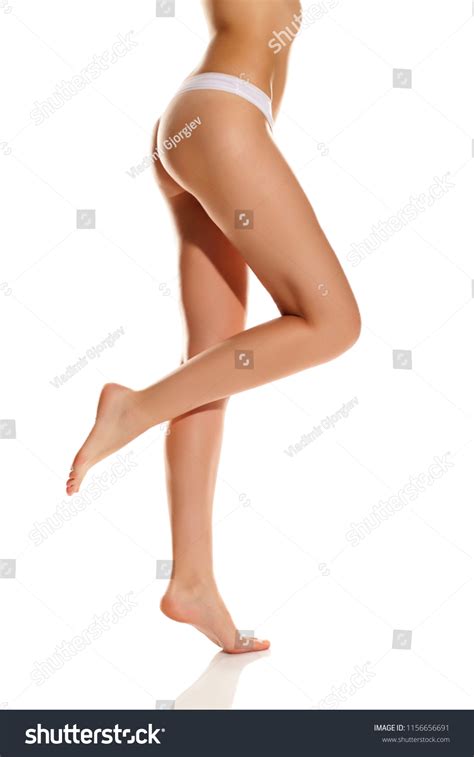 Female Bare Legs White Panties On Stock Photo Shutterstock
