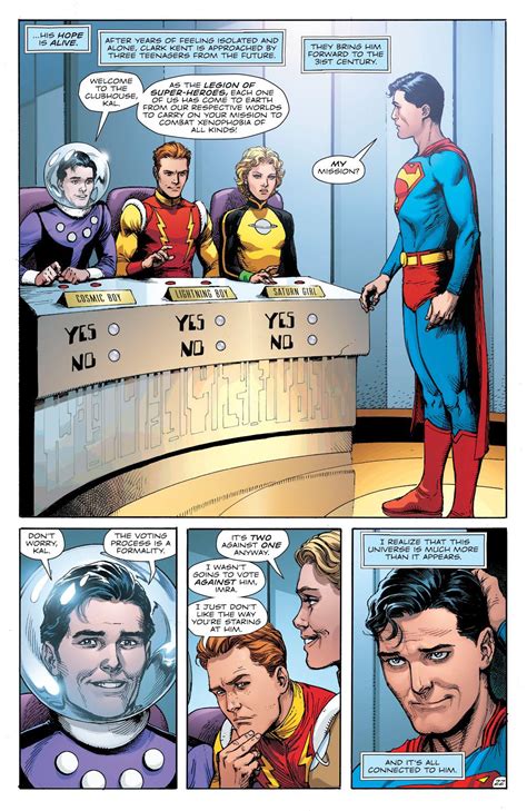 Comic Excerpt Superboys Induction To The Legion From Doomsday