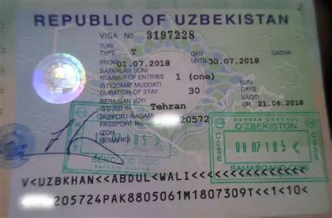 Chia Sẻ Hơn 79 Uzbekistan Sticker Visa Cực đẹp Co Created English