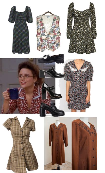 Elaine Benes Seinfeld 90s Outfit Inspo Floral Tv Outfit Shoplook