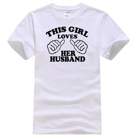Wife T This Girl Loves Her Husband Womens Tee Shirt Unisex Fashion