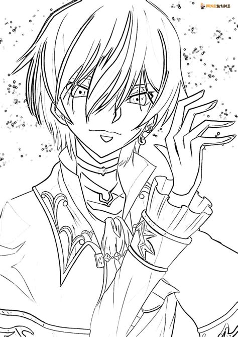 Code Geass Coloring Pages Best Anime Coloring Pages