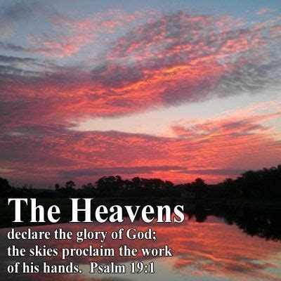 The heavens declare the glory of god and the firmament showeth his handiwork. The heavens declare the glory of God - LPM WordPress