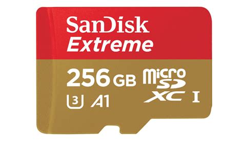 Sandisk Introduces Even Faster 256gb Extreme A1 Rated Microsd Card