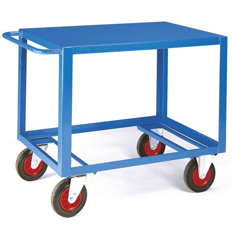Heavy duty material handling trolley. Heavy Duty Table Trolley | 500kg | Shelf Table Truck | LLM ...