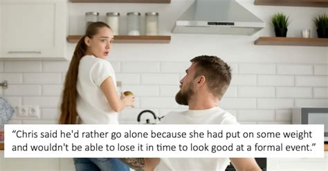 man tells wife to lose weight if she wants to go out she maliciously complies someecards