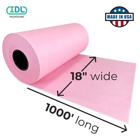 Buy Idl Packaging 18 X 1000 True Pink Butcher Paper Roll Moisture
