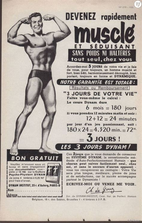 vintage advertisements muscle magazine age photos
