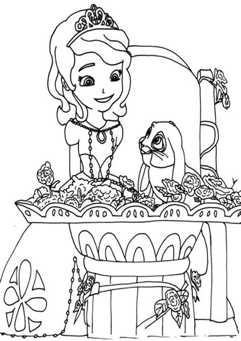 Free And Easy To Print Sofia The First Coloring Pages Princess Coloring
