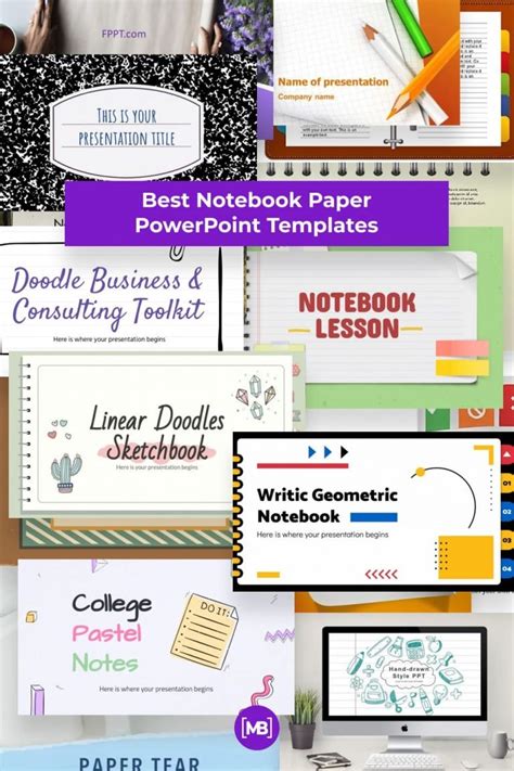 Best 10 Notebook Paper Powerpoint Templates Free And Premium