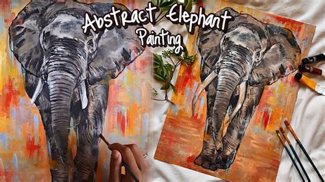 Abstract Elephant Oil Painting Time Lapse Youtube