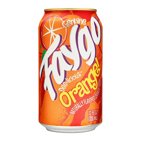 Faygo Orange Soda Can 6 Pack 6 X 12 Oz —