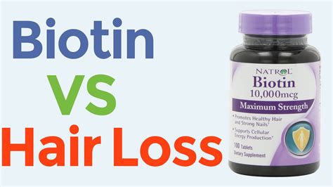 biotin for faster hair growth and hair loss prevention youtube