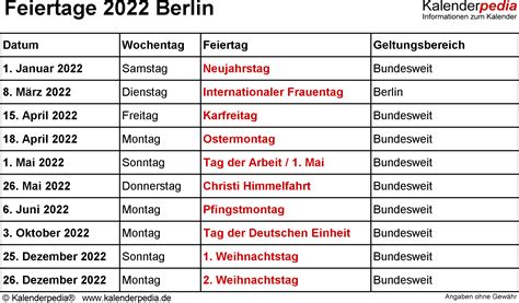 Feiertage Berlin 2023 2024 Und 2025 Mit Druckvorlagen