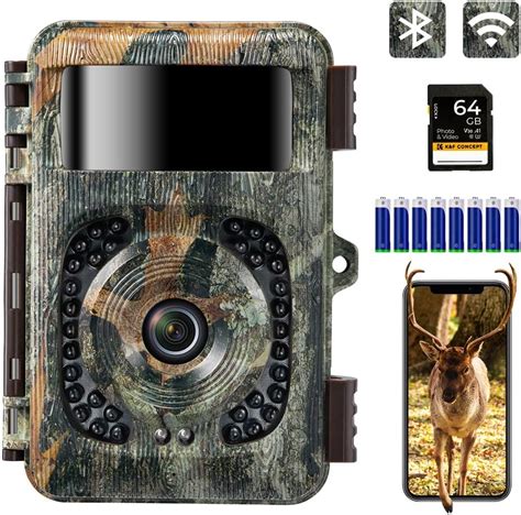 K F Concept Caméra de Chasse Nocturne K WiFi Infrarouge Invisible pour Observation d animaux