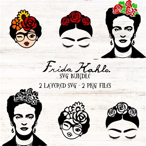 Frida Khalo Svg Inspirational Svg Frida Cut File Svg File For Cricut