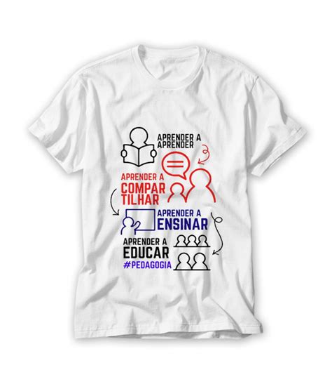 Camiseta Profissão Pedagogia Elo7 Produtos Especiais