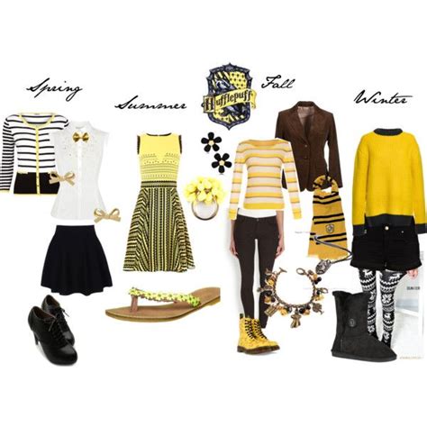 Hufflepuff Inspired Outfit By Shana Askew On Polyvore Hufflepuff