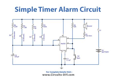 Top 10 Easy Electronics Projects Using Ne555 Timer Ic For Beginners