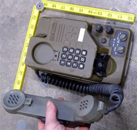 Ruggedised Militaryarmy Telephone Electro Props Hire