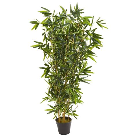 57” Bamboo Artificial Tree Real Touch Uv Resistant Indooroutdoor
