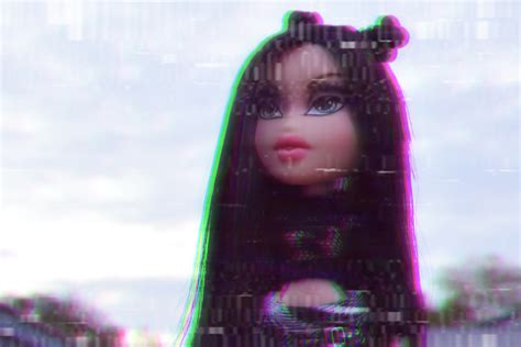#aesthetic #baddie #baddieoutfits #bratz #drip #glossystreetwear #pink #sparkly. Wallpaper : purple, black hair, VHS, bangs, doll, magenta ...