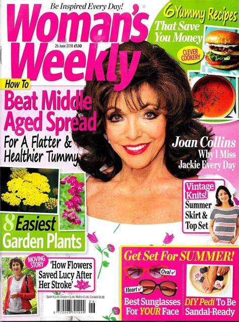 Woman S Weekly Joan Collins Why I Miss Jackie Every Day June